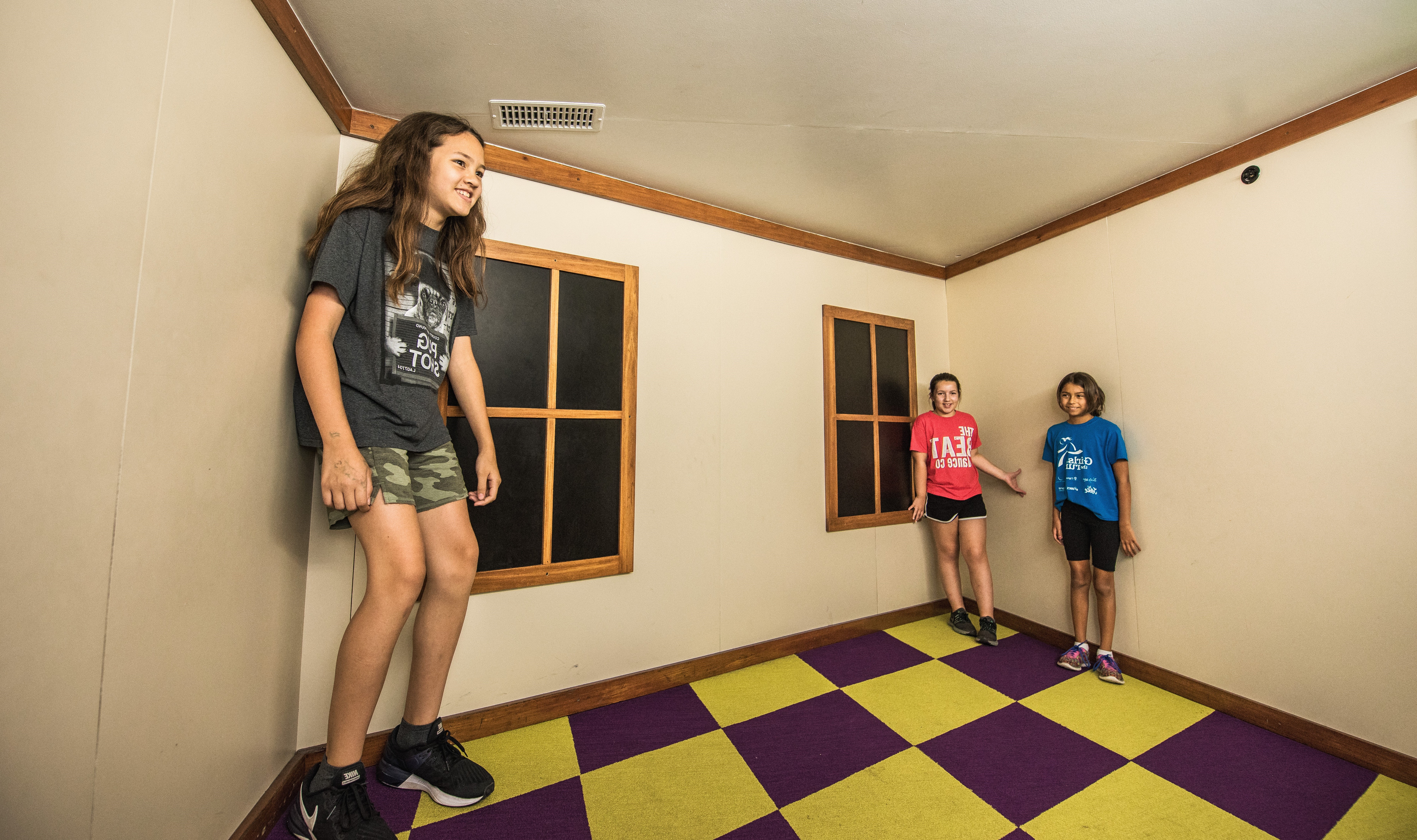 people inside the ames room