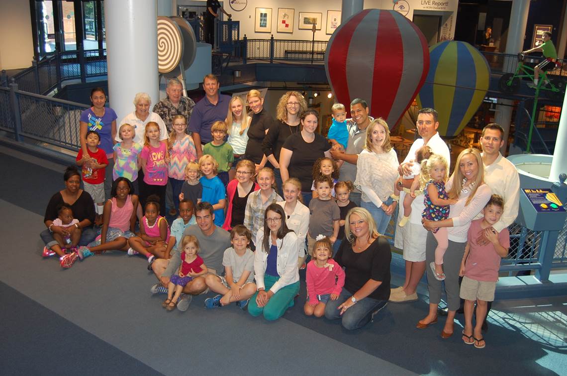Group of children at Imagination Station
