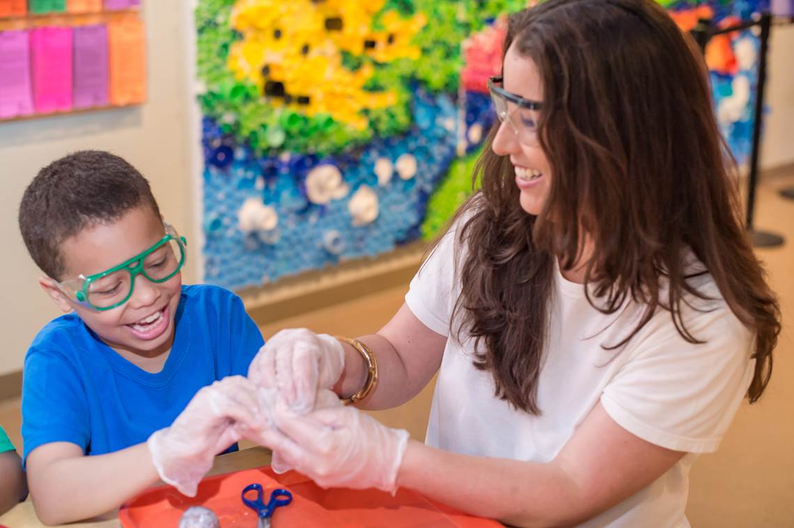 Children working together on a project